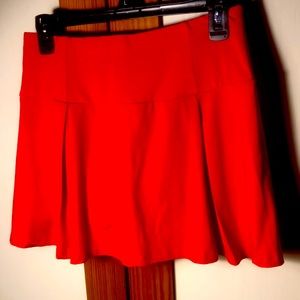 Red skort. NWOT. Never worn.